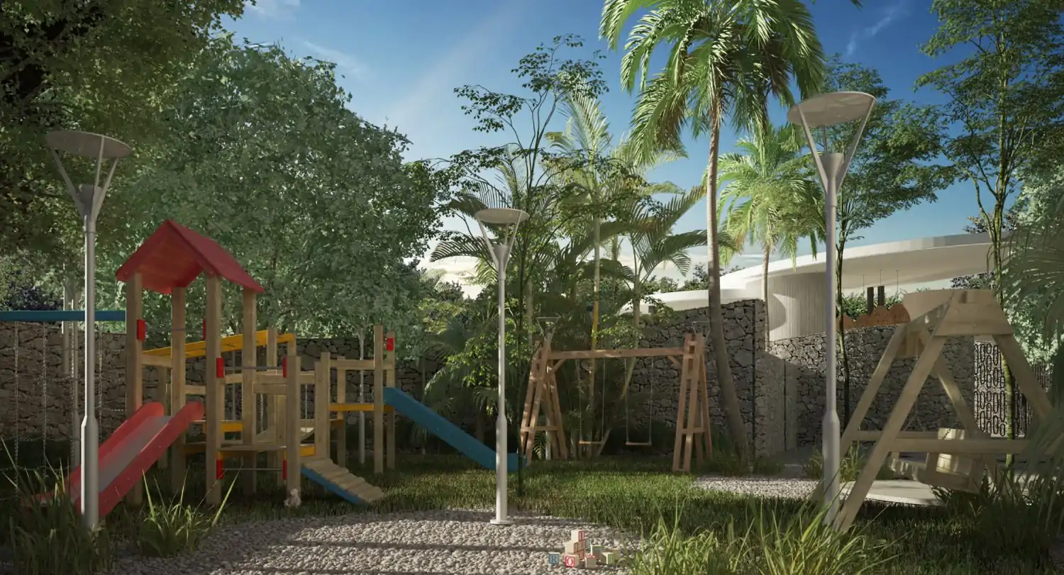 Casa de piedra, zona de niños Casa de Piedra (Playacar)