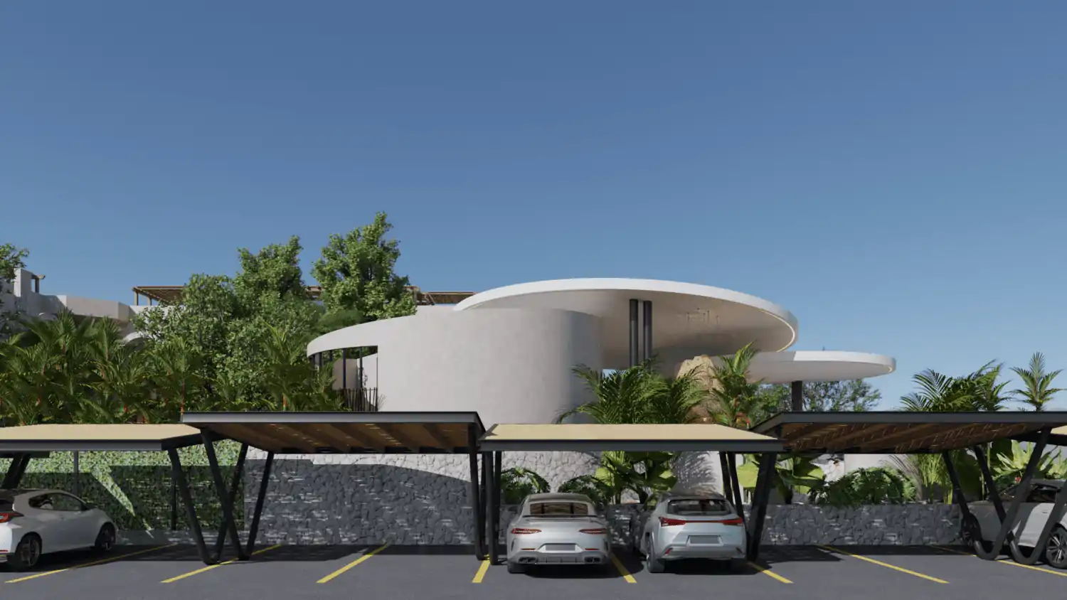 ESTACIONAMIENTO EXT. Casa de Piedra (Playacar)