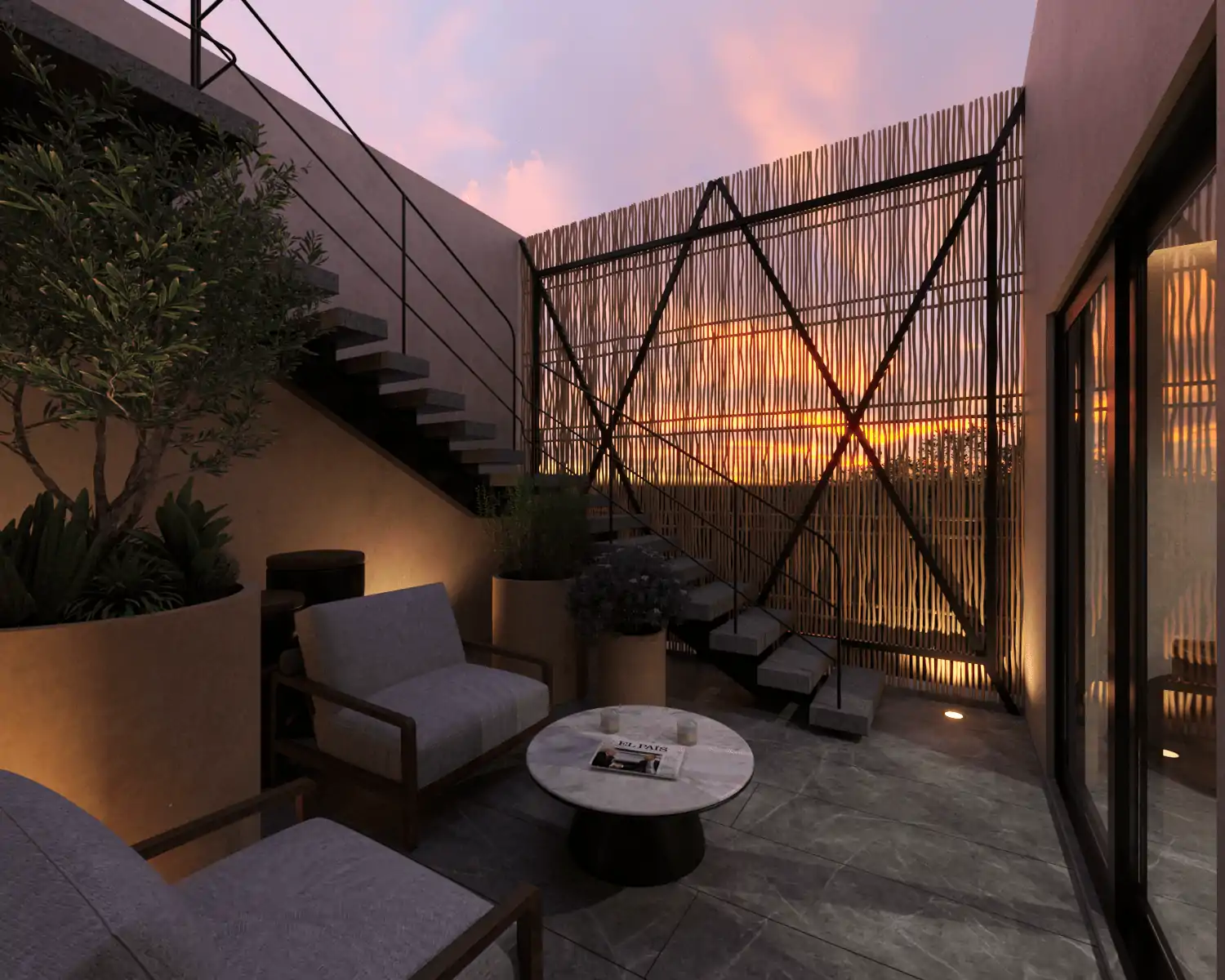 Terraza Penthouse Casa de Piedra (Playacar)