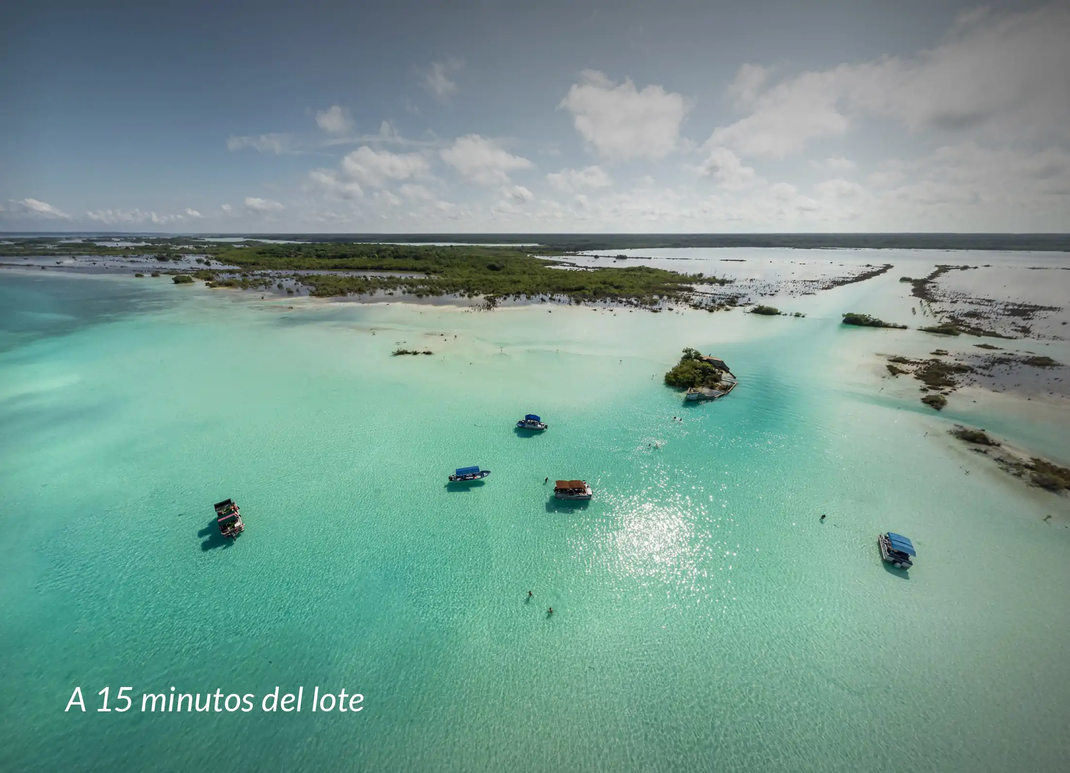 cercanias_canal Terreno en Bacalar frente a la laguna 10 Hectáreas